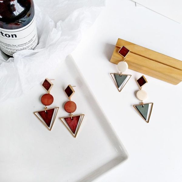 temperament and contracted geometric triangle circle fashion exquisite earrings earrings eardrop retro fashion women1, Silver
temperament and contracted geometric triangle circle fashion exquisite earrings earrings eardrop retro fashion women1, Silver