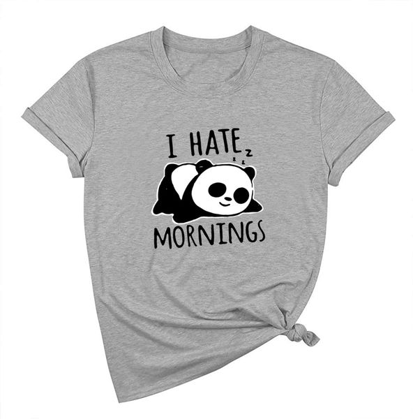 wz20632 new fashion i hate morrnings letter panda short cartoon printing casual short-sleeved t-shirt, White
wz20632 new fashion i hate morrnings letter panda short cartoon printing casual short-sleeved t-shirt, White