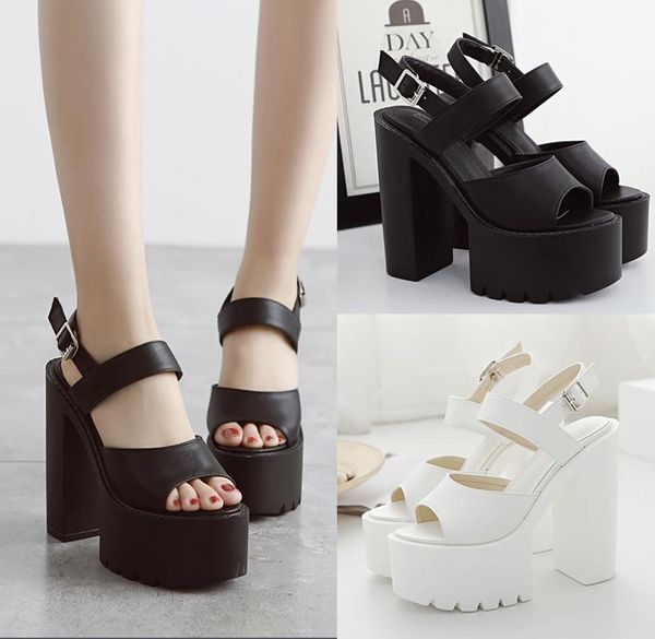 leather super heel temperament female sandals fashion wild open toe fish mouth waterproof non-slip comfortable female sanda, Black
leather super heel temperament female sandals fashion wild open toe fish mouth waterproof non-slip comfortable female sanda, Black
