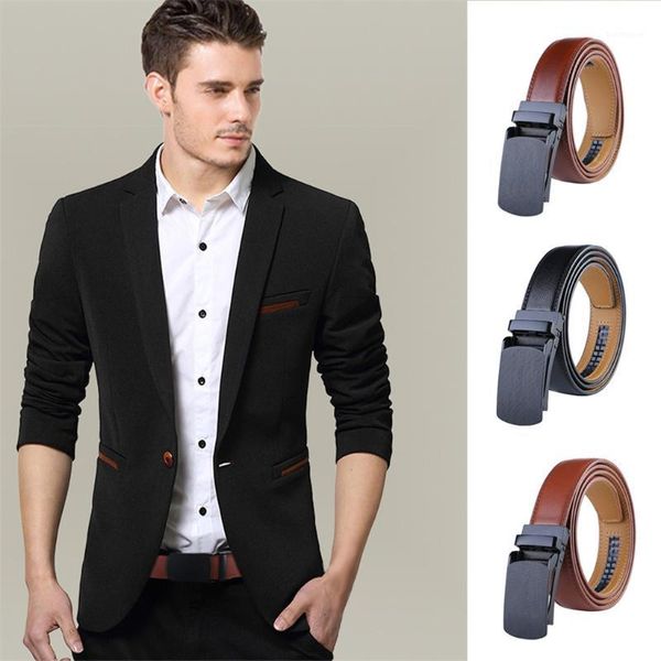 young bussiness alloy automatic buckle belt double-layer embossing process leather belt for men advanced business male1, Black;brown
young bussiness alloy automatic buckle belt double-layer embossing process leather belt for men advanced business male1, Black;brown