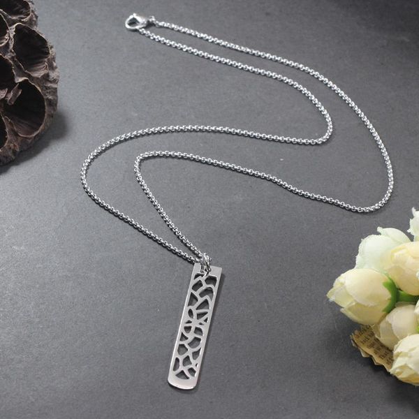 pendant necklaces women stainless steel necklace vintage carved pattern gold long chain choker initial collar de moda, Silver
pendant necklaces women stainless steel necklace vintage carved pattern gold long chain choker initial collar de moda, Silver