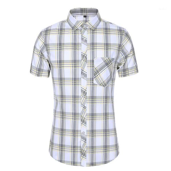 fashionable men's short-sleeved plaid shirts large size 7xl young male casual shirt 2020 classic new men's beach shirt1, White;black
fashionable men's short-sleeved plaid shirts large size 7xl young male casual shirt 2020 classic new men's beach shirt1, White;black