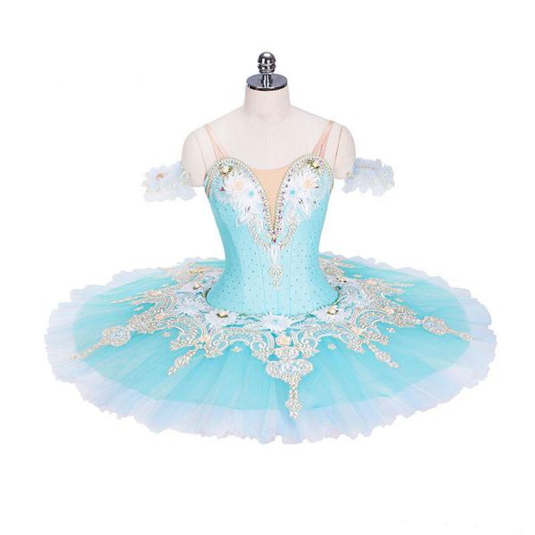 stage wear beautiful light blue emboridary professional classical ballet tutu, Black;red
stage wear beautiful light blue emboridary professional classical ballet tutu, Black;red