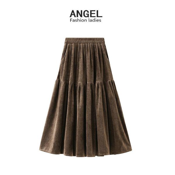 skirts vintage velvet a line long womens autumn winter korean style elastic high waist slim fit midi skirt harajuku streetwear, Black
skirts vintage velvet a line long womens autumn winter korean style elastic high waist slim fit midi skirt harajuku streetwear, Black