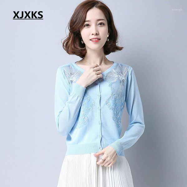 xjxks 2020 new sweater women cardigan knitted sweater coat long sleeve female casual o-neck woman cardigans 1, White
xjxks 2020 new sweater women cardigan knitted sweater coat long sleeve female casual o-neck woman cardigans 1, White