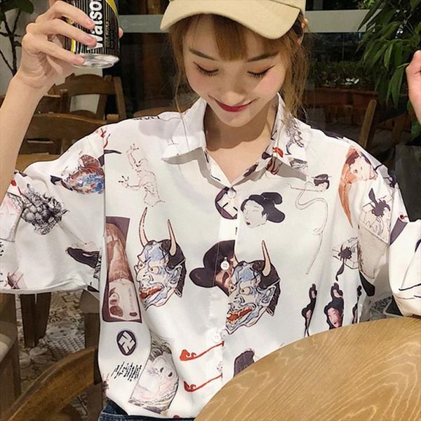 harajuku 2019 women blouse punk casual loose short sleeve blouses female korean style blusas mujer de moda, White
harajuku 2019 women blouse punk casual loose short sleeve blouses female korean style blusas mujer de moda, White