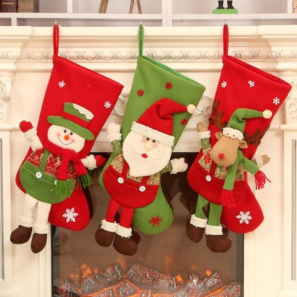christmas decorations 20*50cm santa claus snowman elk bear socks stocking gift bag candy tree hanging ornaments 271
christmas decorations 20*50cm santa claus snowman elk bear socks stocking gift bag candy tree hanging ornaments 271