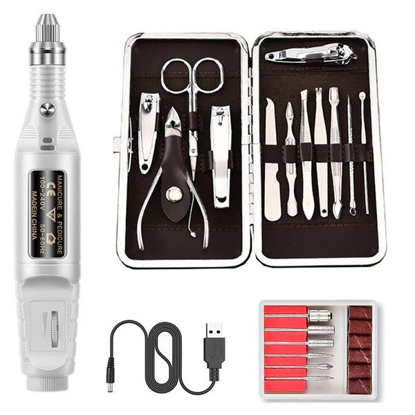 nail art kits 26pcs pedicure / manicure set electric clippers cleaner cuticle grooming polisher drill machine usb tools
nail art kits 26pcs pedicure / manicure set electric clippers cleaner cuticle grooming polisher drill machine usb tools