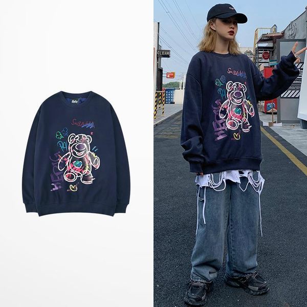 ins style korean fashion hoodies cartoon bear print hoodies hip hop skateboard lovers couple ulzzang kanye west sweatshirt men, Black
ins style korean fashion hoodies cartoon bear print hoodies hip hop skateboard lovers couple ulzzang kanye west sweatshirt men, Black