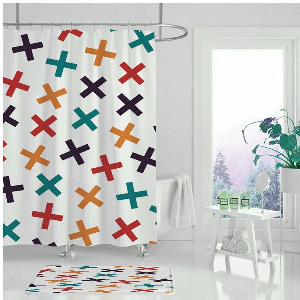 waterproof shower curtain geometric printing bathroom curtain polyester shower curtain for home decoration
waterproof shower curtain geometric printing bathroom curtain polyester shower curtain for home decoration