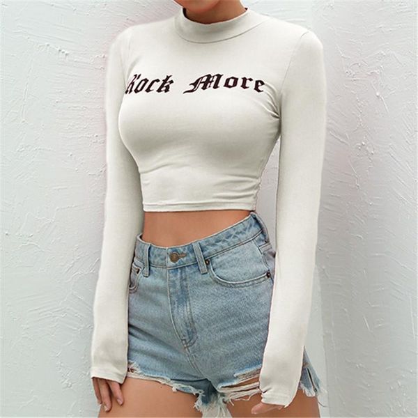 yyxz spring fashion slim print letters long sleeve lady tee sml 4 colors stand collar woman casual short skinny t-shirt crop top, White
yyxz spring fashion slim print letters long sleeve lady tee sml 4 colors stand collar woman casual short skinny t-shirt crop top, White