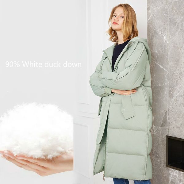 white duck down 20% jacket woman hooded korean long winter coat women women's jackets and coats chaqueta mujer kj1065, Black
white duck down 20% jacket woman hooded korean long winter coat women women's jackets and coats chaqueta mujer kj1065, Black