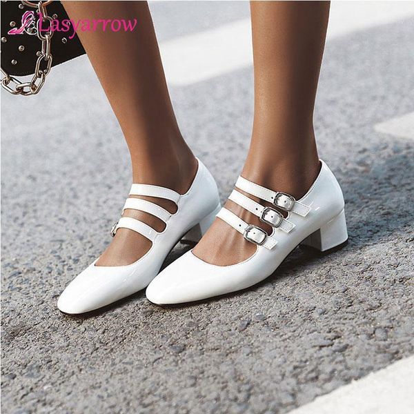 dress shoes lasyarrow 2021 design plus size 34-48 mary janes pumps woman patent leather buckle strap thick heels women pumps1, Black
dress shoes lasyarrow 2021 design plus size 34-48 mary janes pumps woman patent leather buckle strap thick heels women pumps1, Black