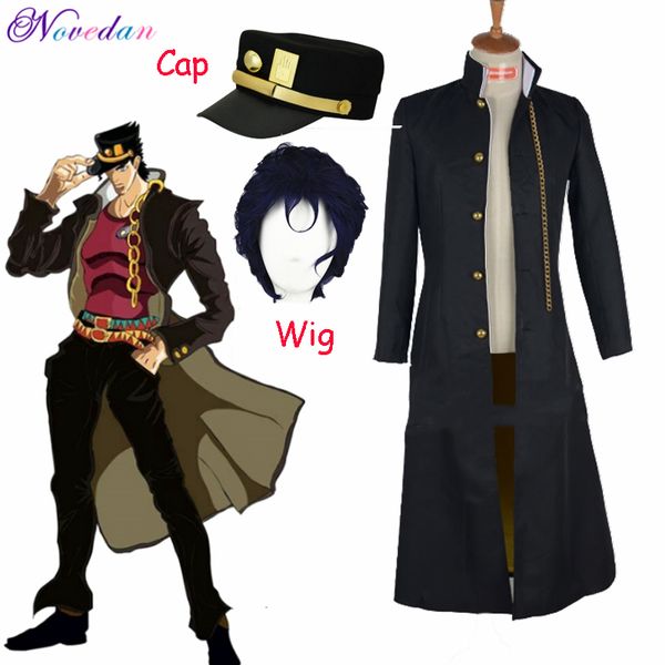 anime costumes anime jojo bizarre adventure jotaro kujo cosplay costume joseph army military jacket coat jojo hat cap+badge wig halloween, Black
anime costumes anime jojo bizarre adventure jotaro kujo cosplay costume joseph army military jacket coat jojo hat cap+badge wig halloween, Black