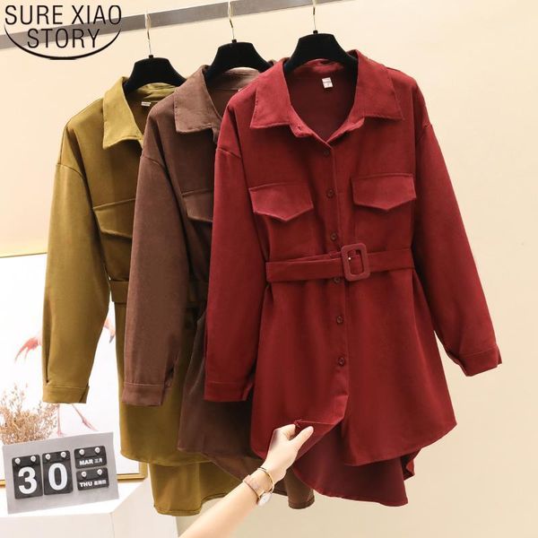 women's jackets korean coats female fashion vintage corduroy for women long sleeve 2021 winter clothes jacket with belt 122871, Black;brown
women's jackets korean coats female fashion vintage corduroy for women long sleeve 2021 winter clothes jacket with belt 122871, Black;brown