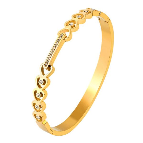 bangle luxury hollow love heart stainless steel statement bracelets for women men fashion charm couple wedding ladies jewelry, Black
bangle luxury hollow love heart stainless steel statement bracelets for women men fashion charm couple wedding ladies jewelry, Black