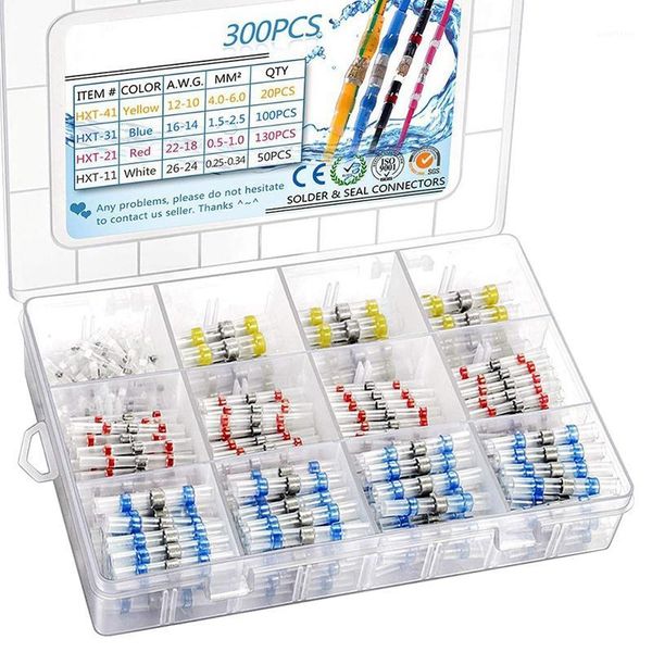 300pcs car solder seal buconnectors kit, heat shrink buconnectors, waterproof and insulated electrical wire terminals1
300pcs car solder seal buconnectors kit, heat shrink buconnectors, waterproof and insulated electrical wire terminals1