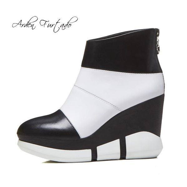 boots arden furtado spring and autumn 2021 fashion pointed toe zipper short wedge leisure mixed colors cow leather women's shoes, Black
boots arden furtado spring and autumn 2021 fashion pointed toe zipper short wedge leisure mixed colors cow leather women's shoes, Black