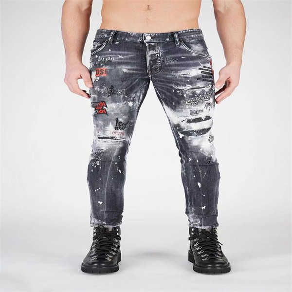 jeans ripped for men joggers boot cut black distressed pants hip hop clothing, Blue
jeans ripped for men joggers boot cut black distressed pants hip hop clothing, Blue