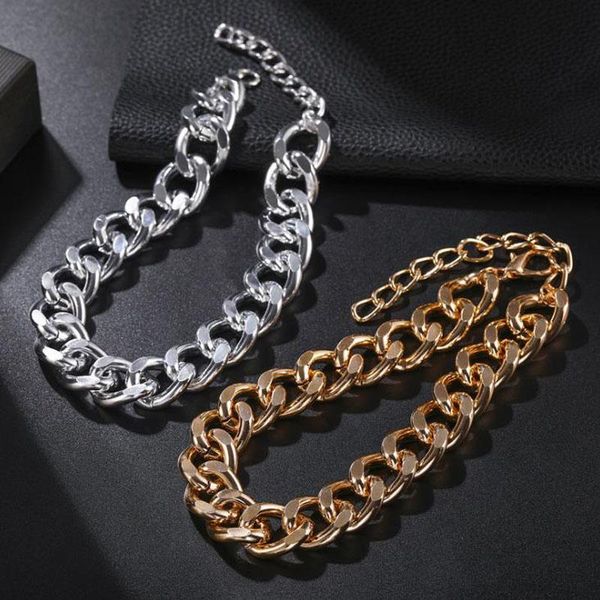 chokers punk circle thick chain necklace choker for women collar statement necklaces clavicle party jewelry gift, Golden;silver
chokers punk circle thick chain necklace choker for women collar statement necklaces clavicle party jewelry gift, Golden;silver