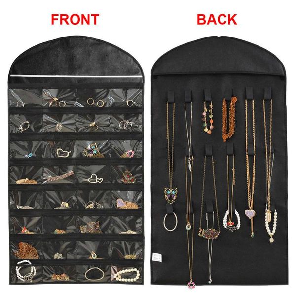 decorative double-sided jewelry organizers pvc display storage bracelet 32 pockets magic sticker necklace hanging bag wall, Pink;blue
decorative double-sided jewelry organizers pvc display storage bracelet 32 pockets magic sticker necklace hanging bag wall, Pink;blue