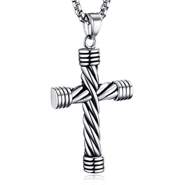 chains stainless steel cross pendant necklaces men hip hop fashion vintage chain male jewelry gifts, Silver
chains stainless steel cross pendant necklaces men hip hop fashion vintage chain male jewelry gifts, Silver