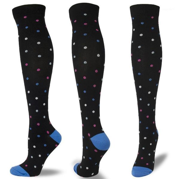 woman men sport compression stockings colorful dot graduated pressure stockings leg support stretch breathable long1, Black
woman men sport compression stockings colorful dot graduated pressure stockings leg support stretch breathable long1, Black