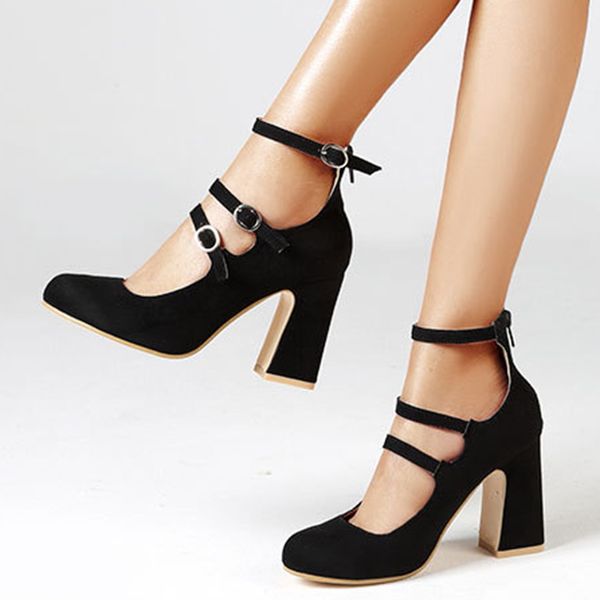 cross strap buckle shoes ladies nightclub party plus size casual flock strap pump shoes high heels female plus sizemultifunction, Black
cross strap buckle shoes ladies nightclub party plus size casual flock strap pump shoes high heels female plus sizemultifunction, Black