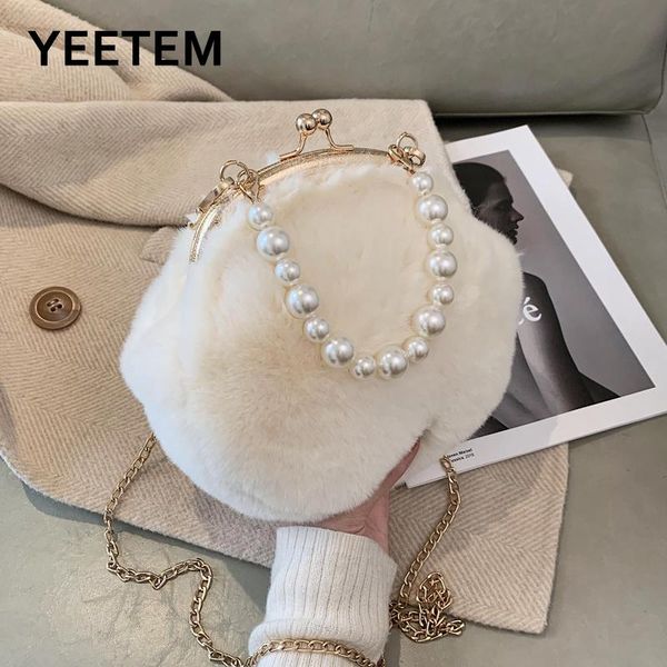 totes autumn winter plush bag women's fashion single shoulder messenger wild pearl chain cross small round wallet storage
totes autumn winter plush bag women's fashion single shoulder messenger wild pearl chain cross small round wallet storage