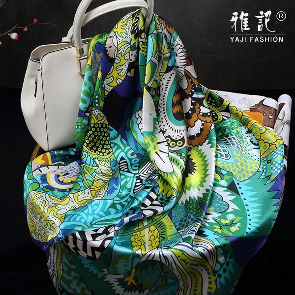 scarves crepe silk square scarf printed plain satin large ladies 100% shawl spring autumn winter summer, Blue;gray
scarves crepe silk square scarf printed plain satin large ladies 100% shawl spring autumn winter summer, Blue;gray