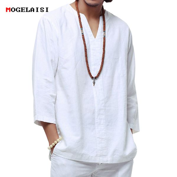 chinese style linen shirt plus size 4xl/5xl men casual breathable white soft three quarter shirt camisa masculina tx55 c1215, White;black
chinese style linen shirt plus size 4xl/5xl men casual breathable white soft three quarter shirt camisa masculina tx55 c1215, White;black