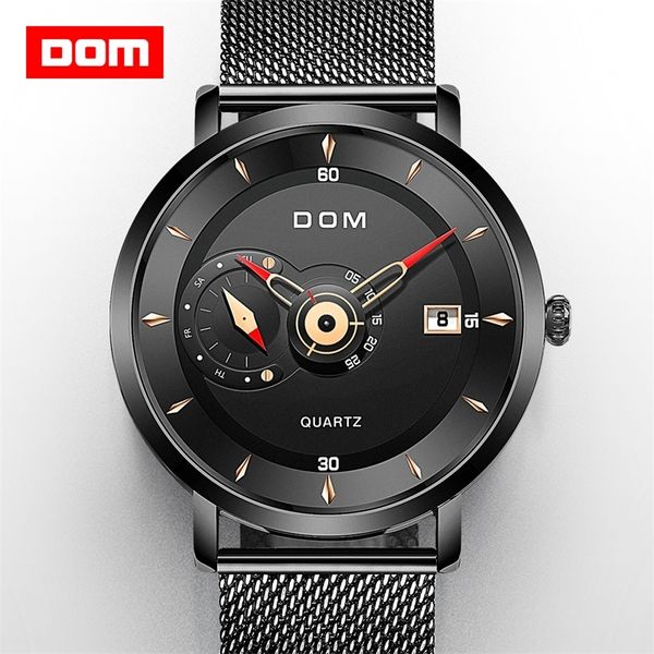 dom mens watches rriginal design brand men steel sports watches men's quartz black clock waterproof military watch clock m-1299 201207, Slivery;brown
dom mens watches rriginal design brand men steel sports watches men's quartz black clock waterproof military watch clock m-1299 201207, Slivery;brown