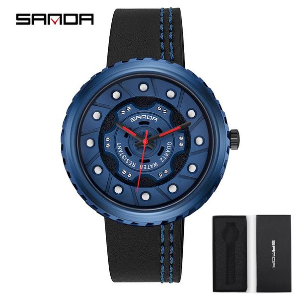 sanda fashion wheel rim hub watches men custom design sport car rim hub men watch leather waterproof creative relogio masculino wmtfgf, Silver
sanda fashion wheel rim hub watches men custom design sport car rim hub men watch leather waterproof creative relogio masculino wmtfgf, Silver