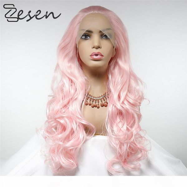 zesen pink synthetic lace front wig glueless heat resistant fiber hair part wigs for women with baby hair pre plucked, Black
zesen pink synthetic lace front wig glueless heat resistant fiber hair part wigs for women with baby hair pre plucked, Black