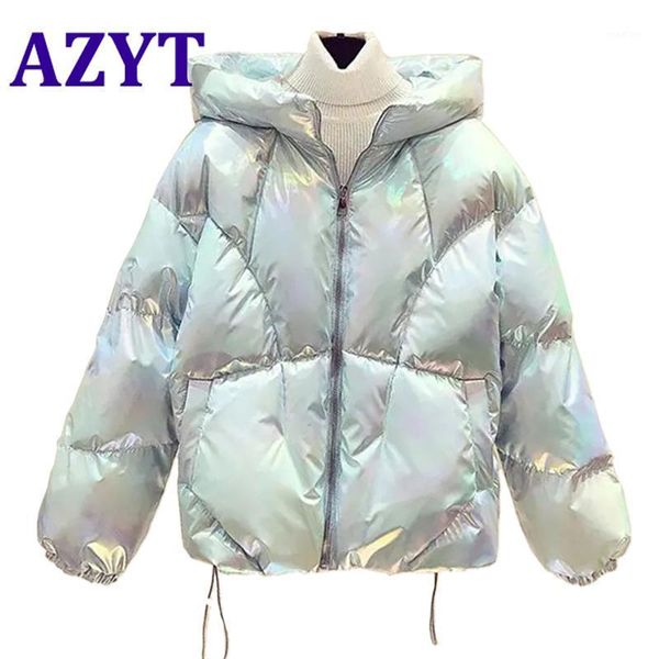 azyt winter new colorful women's cotton coat 2020 thicken hooded cotton down jacket for women casual windproof winter jacket1, Black
azyt winter new colorful women's cotton coat 2020 thicken hooded cotton down jacket for women casual windproof winter jacket1, Black