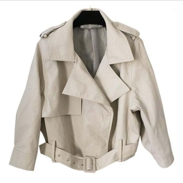 nicemix pu short leather women 2019 spring autumn new korean version loose fashion wild lantern sleeve locomotive jacket tide1, Black;brown
nicemix pu short leather women 2019 spring autumn new korean version loose fashion wild lantern sleeve locomotive jacket tide1, Black;brown