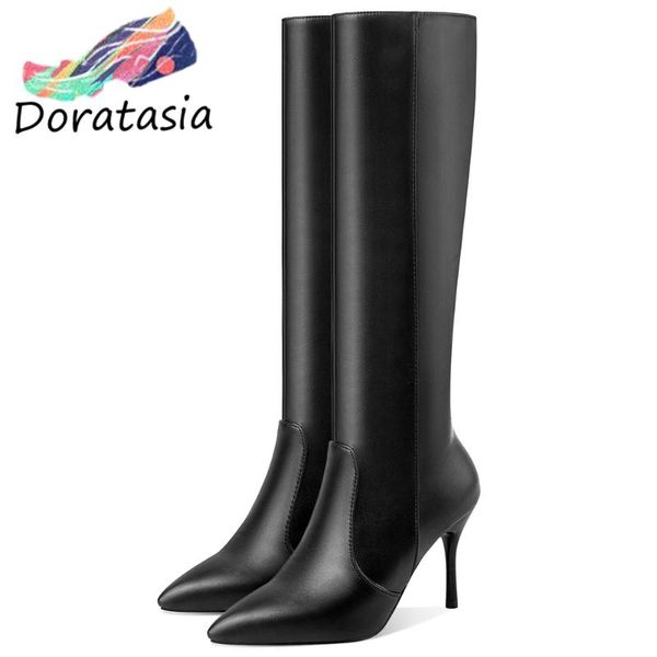 boots doratasia women design brand thin heel solid shoes autumn stylish pointed toe zipper high heels, Black
boots doratasia women design brand thin heel solid shoes autumn stylish pointed toe zipper high heels, Black