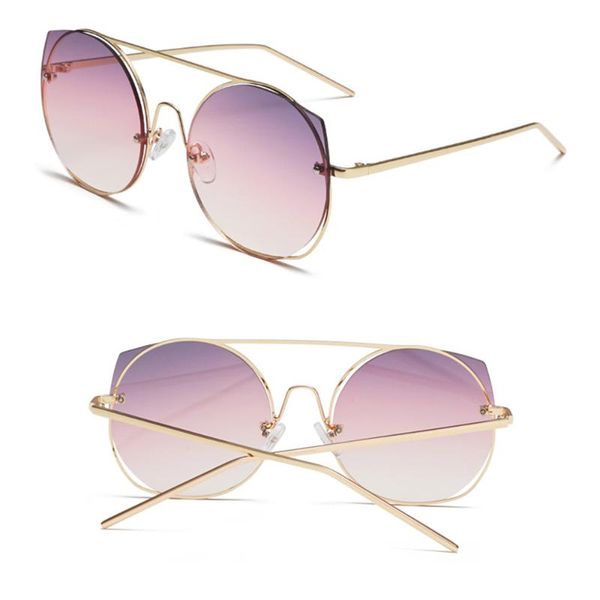 sunglasses 2021 summer style fashion double bridge rimless ladies men women sun glasses shopping party, White;black
sunglasses 2021 summer style fashion double bridge rimless ladies men women sun glasses shopping party, White;black