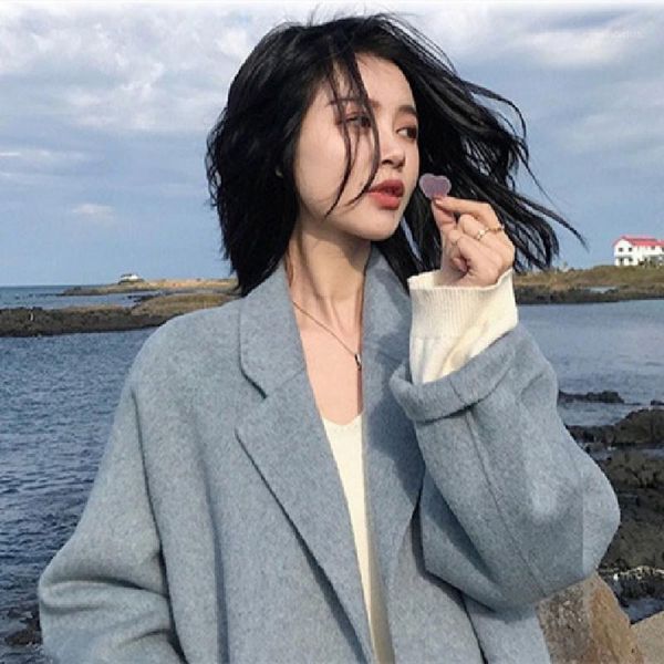 2020 new winter woman fashion slim woolen cloth coat female lapel overcoat lady commute jacket girl outerwear1, Black
2020 new winter woman fashion slim woolen cloth coat female lapel overcoat lady commute jacket girl outerwear1, Black