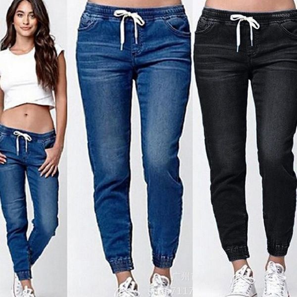 women's lace-up jeans washed feet tight jeans temperament lantern pencil pants denim pants women's wear1, Blue
women's lace-up jeans washed feet tight jeans temperament lantern pencil pants denim pants women's wear1, Blue