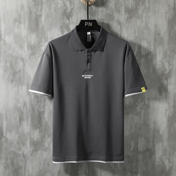 new men's 2021 fashion solid japanese will see short cotton sleeve oversized elegant polo shirts k313 c68r, White;black
new men's 2021 fashion solid japanese will see short cotton sleeve oversized elegant polo shirts k313 c68r, White;black