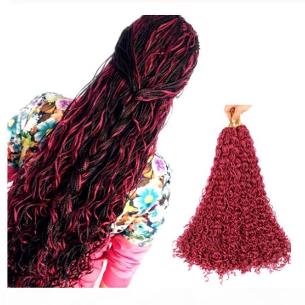 28inch zizi braids crochet box braids colored synthetic hair extensions brown blonde crochet hair 48strands pack, Black
28inch zizi braids crochet box braids colored synthetic hair extensions brown blonde crochet hair 48strands pack, Black