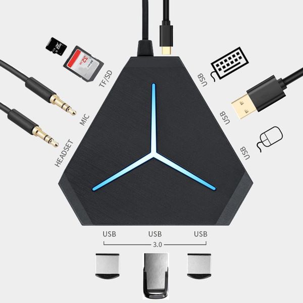 многоцелевой концентратор высокой скорости 6 портов usb 3.0 / 2.0 hub splitter адаптер для компьютера для пк mac
многоцелевой концентратор высокой скорости 6 портов usb 3.0 / 2.0 hub splitter адаптер для компьютера для пк mac