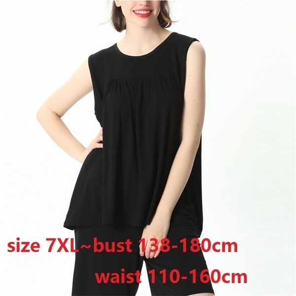 mferlier female nightwear set large size 4xl 5xl 6xl 7xl ladies solid loose elastic pink gray black blue women pajamas set y200708, Black;red
mferlier female nightwear set large size 4xl 5xl 6xl 7xl ladies solid loose elastic pink gray black blue women pajamas set y200708, Black;red