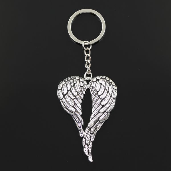 fashion 30mm key ring metal key chain keychain jewelry antique bronze silver color plated angel wings 67x42mm pendant
fashion 30mm key ring metal key chain keychain jewelry antique bronze silver color plated angel wings 67x42mm pendant