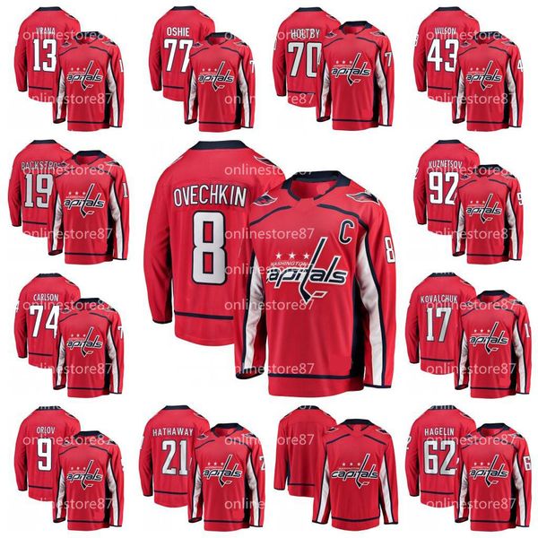 men's washington capitals 8 alexander ovechkin tj oshie 19 nicklas backstrom 43 tom wilson 70 braden holtby 74 john carlson hockey jers, Black
men's washington capitals 8 alexander ovechkin tj oshie 19 nicklas backstrom 43 tom wilson 70 braden holtby 74 john carlson hockey jers, Black
