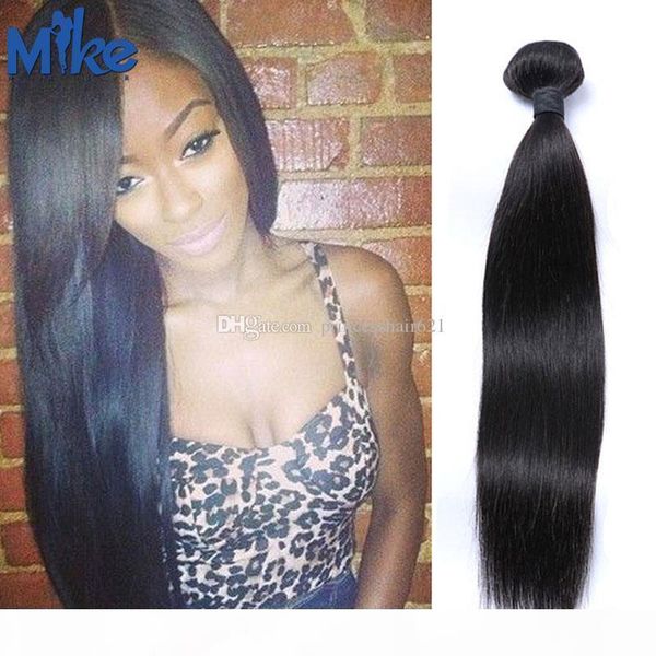 1 pc human hair extensions mikehair brazilian straight remy human hair weaves natural color 100g pc straight hair for sale, Black
1 pc human hair extensions mikehair brazilian straight remy human hair weaves natural color 100g pc straight hair for sale, Black