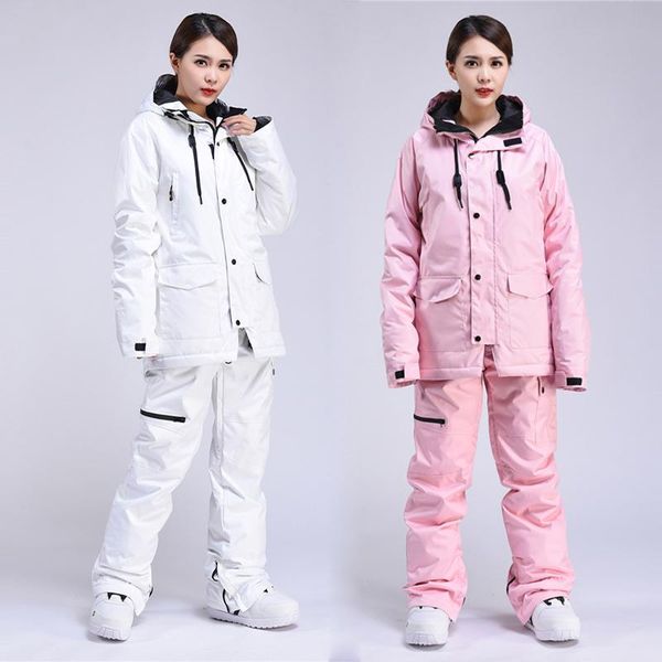 women ski suit windproof waterproof ski jacket+pants female skiing snowboard suits women's winter sports warm breathable set
women ski suit windproof waterproof ski jacket+pants female skiing snowboard suits women's winter sports warm breathable set