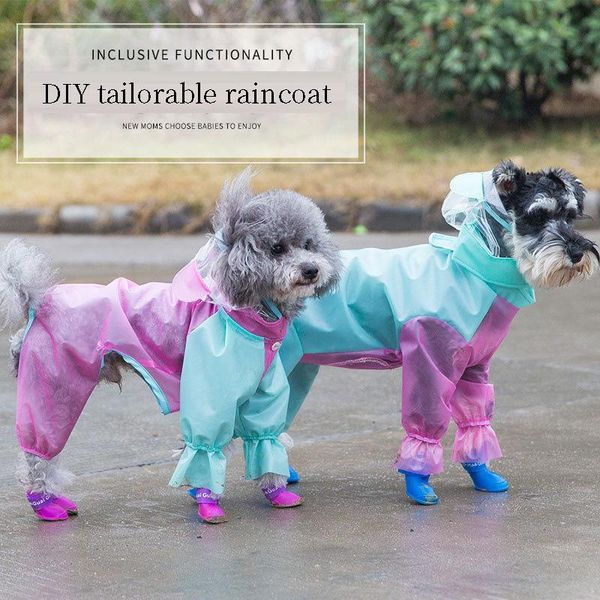 dog apparel four-legged raincoat teddy small puppy spring and summer clothes schnauzer supplies all-inclusive waterproof pet clothing
dog apparel four-legged raincoat teddy small puppy spring and summer clothes schnauzer supplies all-inclusive waterproof pet clothing