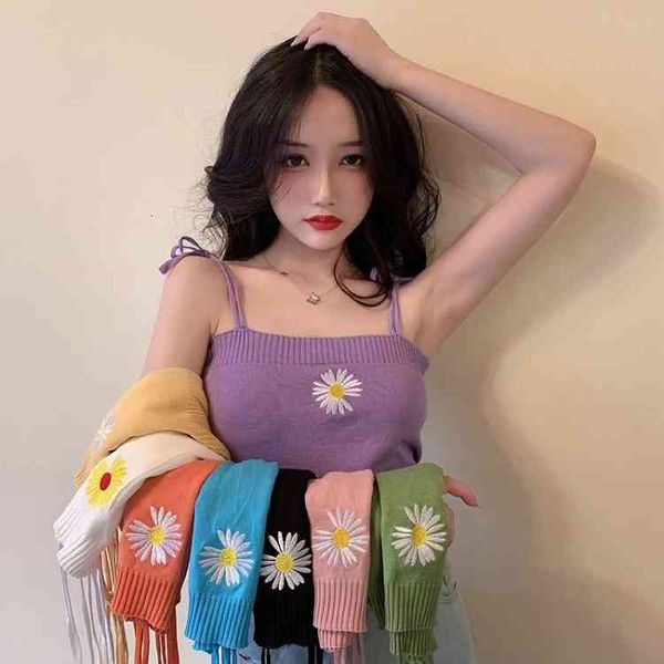summer cropped harajuku vintage cute daisy tank orange black pink yellow blue floral crop camis vest crop, White
summer cropped harajuku vintage cute daisy tank orange black pink yellow blue floral crop camis vest crop, White